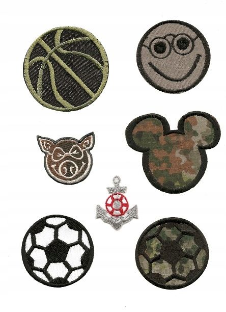  Patch gerät aufkleber auf kleidung patches sm stickerei bälle