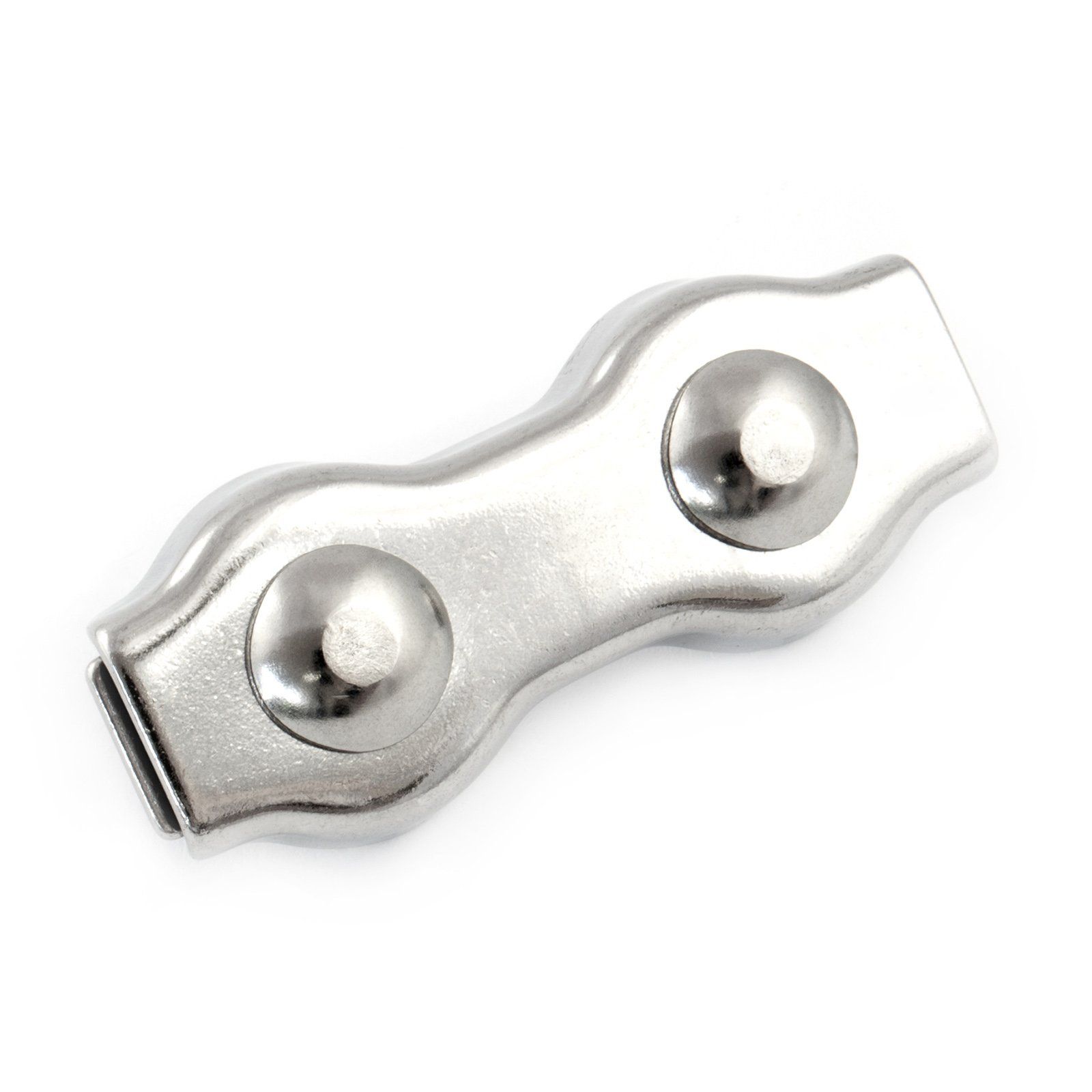  Seilklemme eimer 5mm rostfrei inox säurebeständig a4 5 stk..