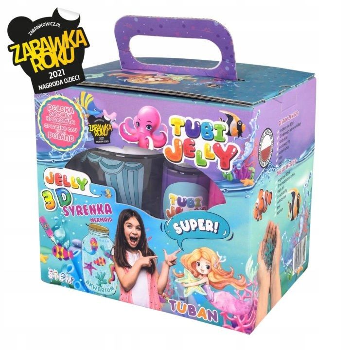  Kreativní sada plast gel figurky siréna dárek dla dziewczynki8+