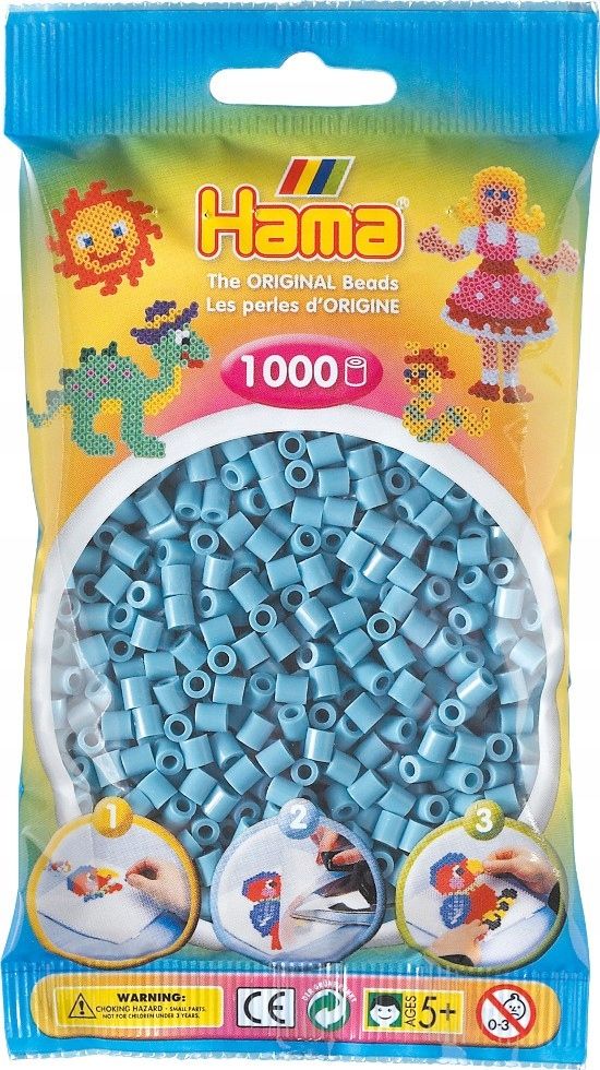 Hama 207-103 - svetlo žltý - 1000 korálky midi - krk