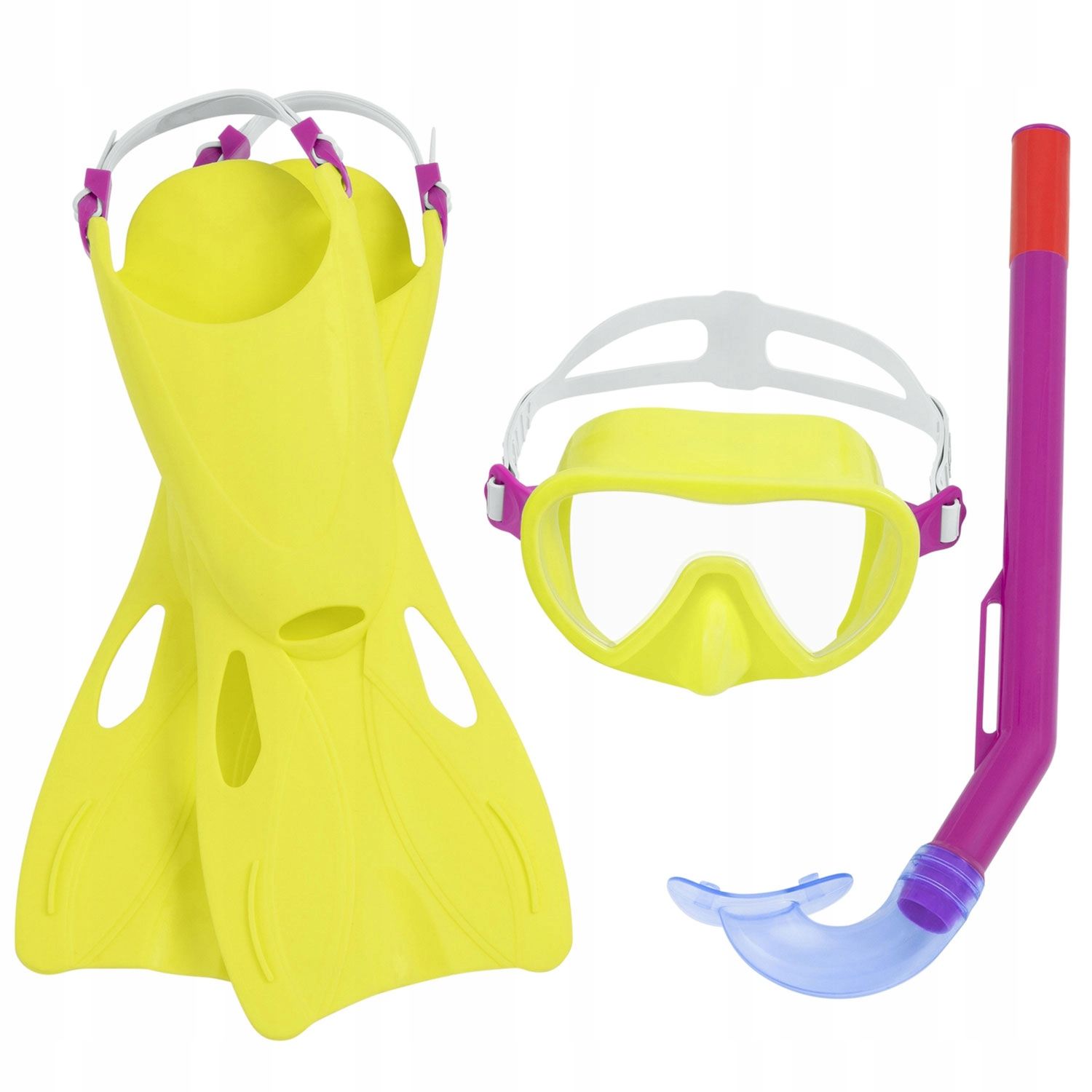  Diving kit mask for swimming underwater to the pool sea tube fins
