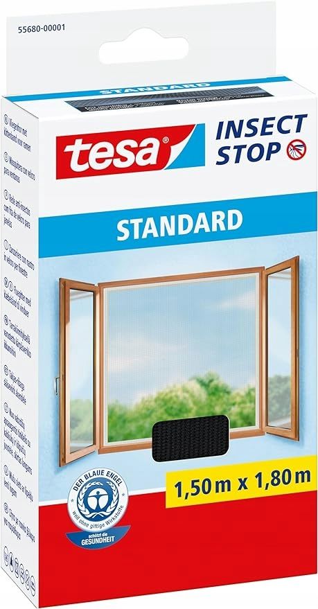  Moskytiéra pro okno bezpečnostní síť z hmyz ze slunce 150x180cm