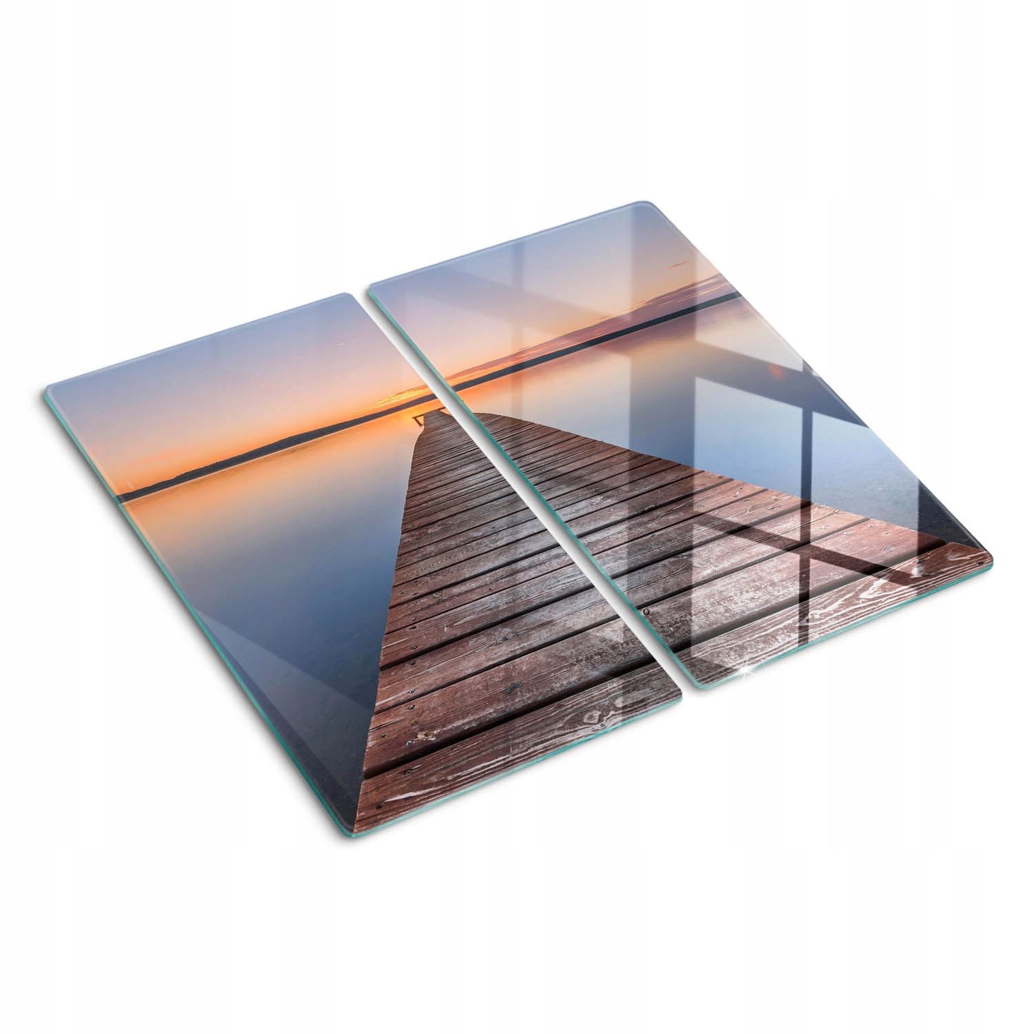  Cutting table glass painting prickly pear 2x30x52 cm