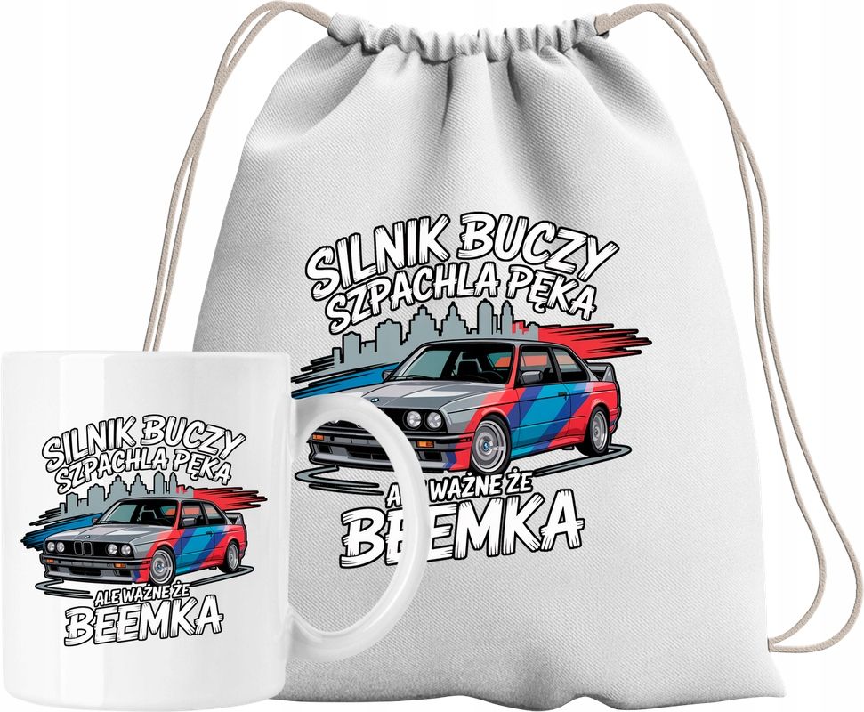  Garnitur tasse sporttasche e36 auto drift motorrad motoryzacja schwarz rucksack
