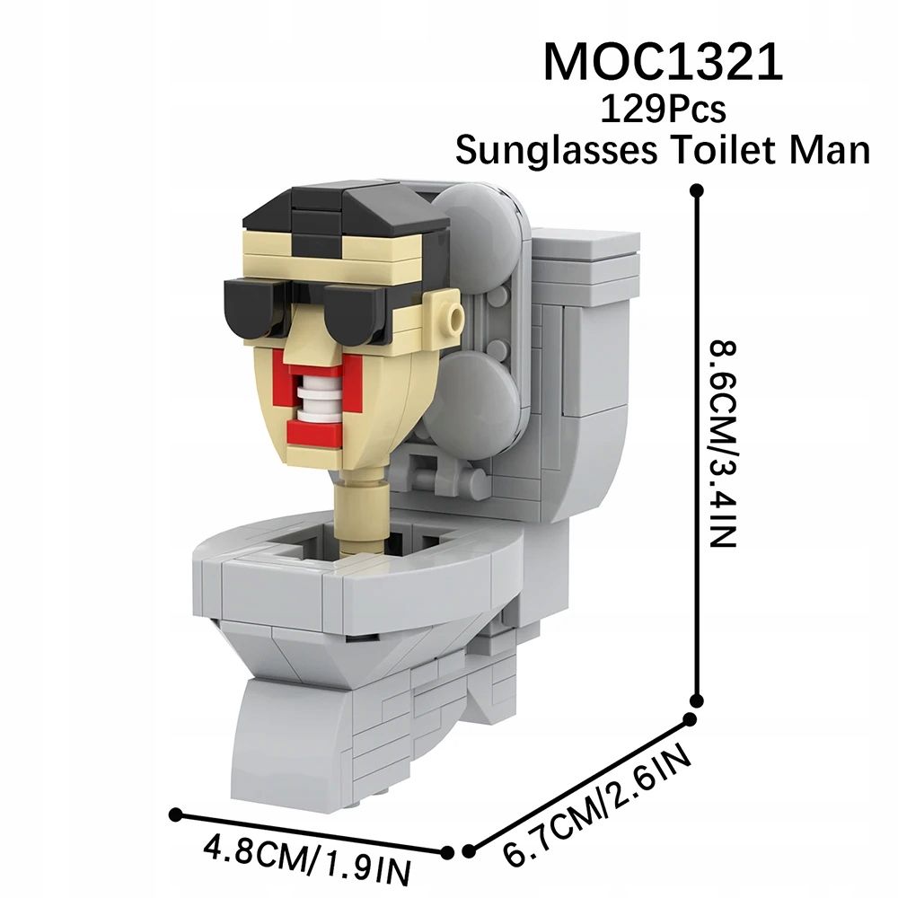  Mooxi skibidi toilet set macht bricks game großartig titan corps vs monitor man a