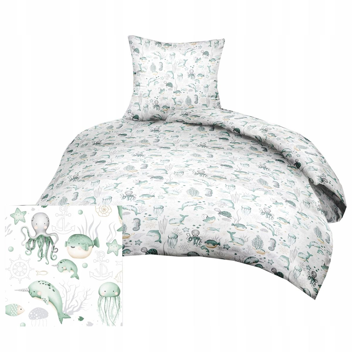  Bedding for the crib 135x100 60x50 cotton 014forest