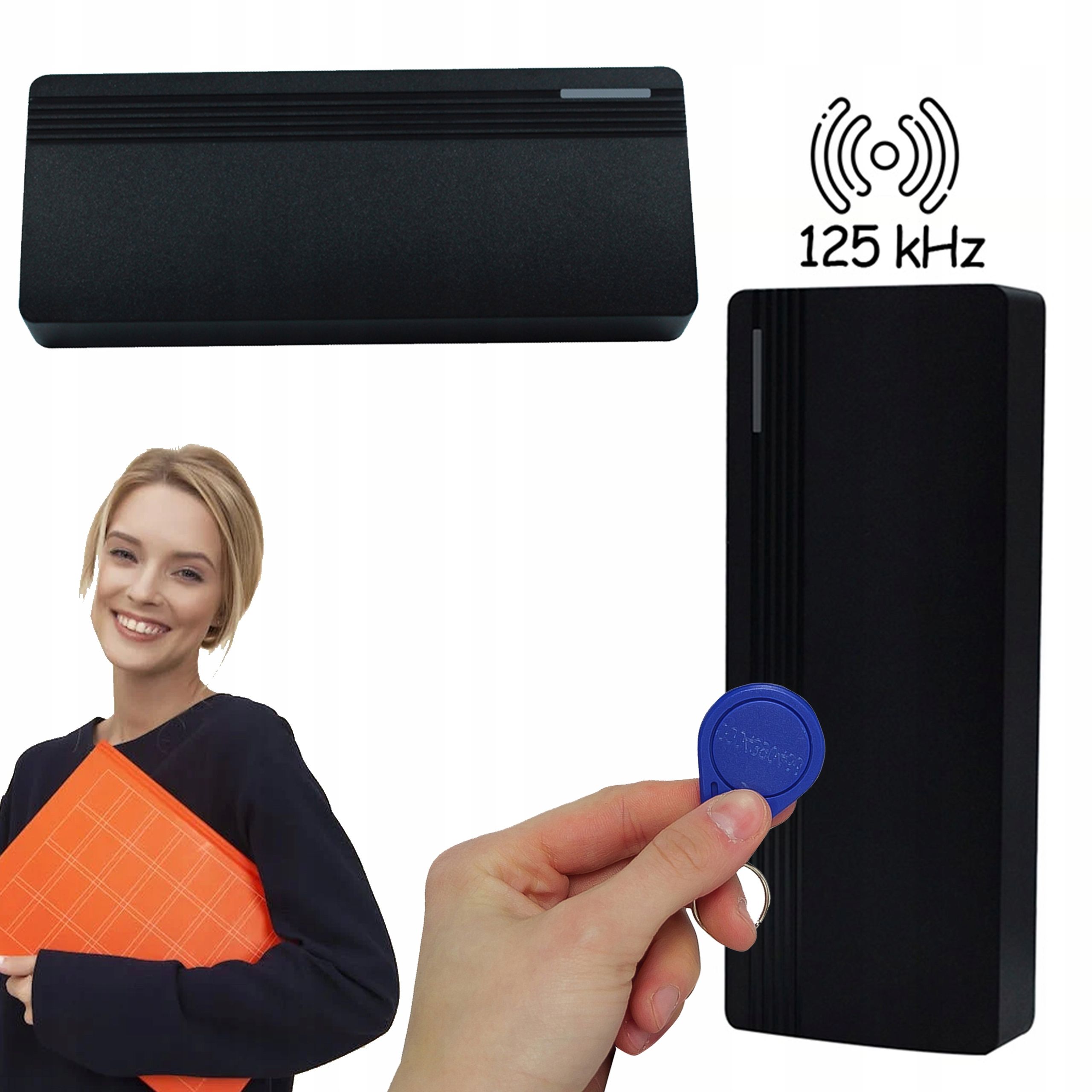  Juurdepääsukontrolli lugeja rfid kaartide jaoks 125 khz wiegand 26/34 metallist ip68