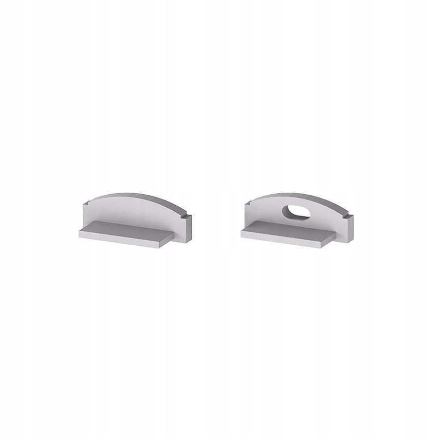  Profilis led aliuminio lankstus + gaubtas 15x4mm 2m