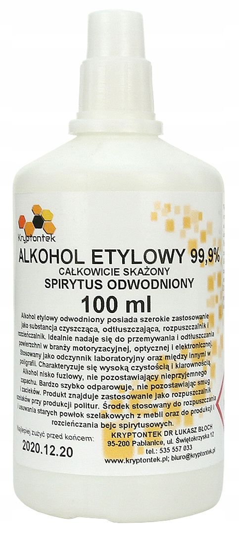  Kvaliteet farmaceutyczna - etanool 96% 10l