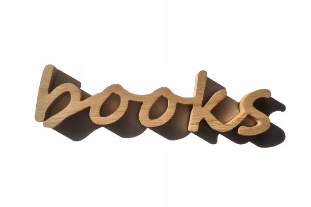  Wooden note standing, natural books, dab, oak, made of wood, 34cm