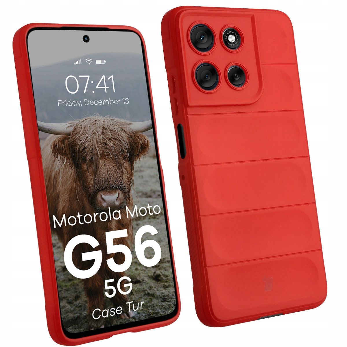  Prípad bizon robiť motorola moto g56 5g, vystužené chrbát telo case