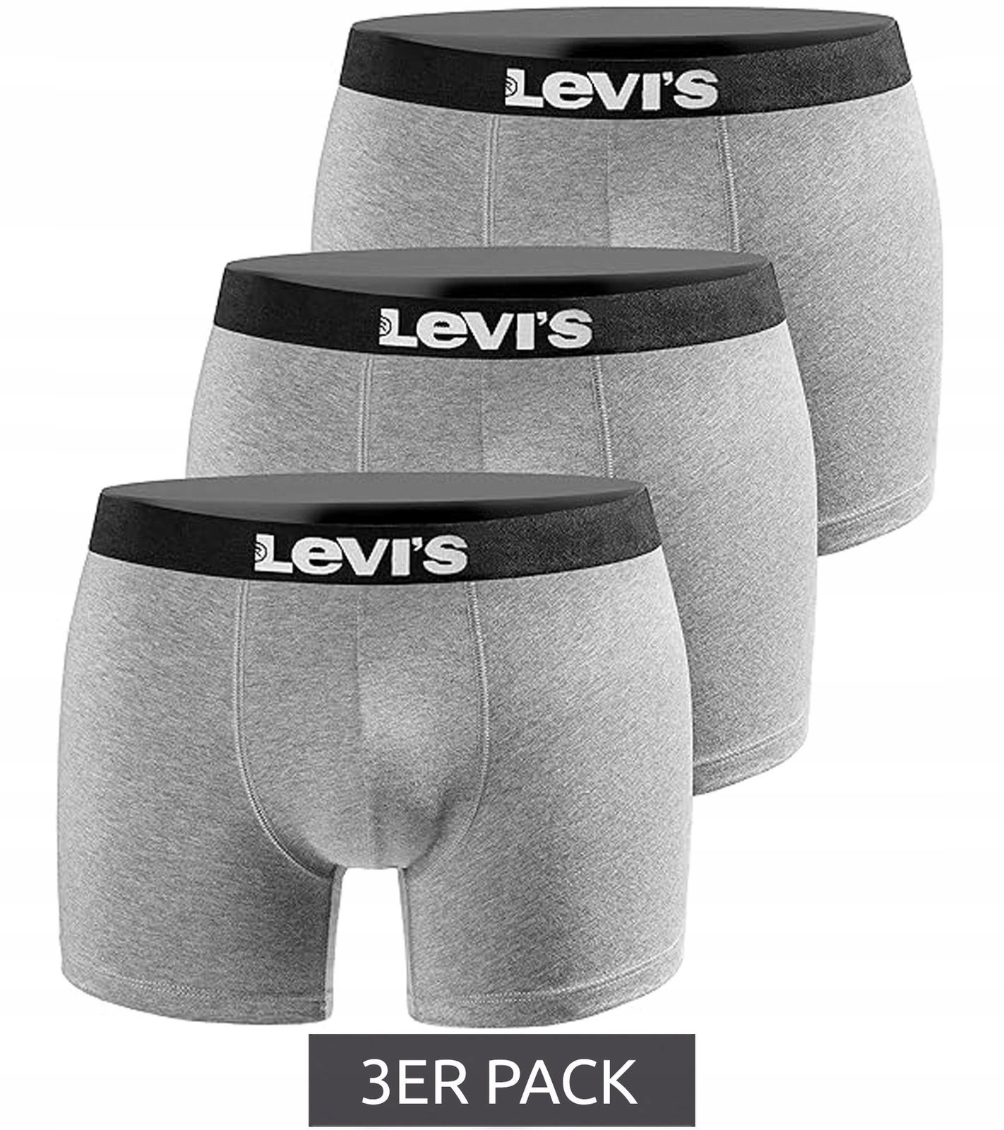  Meeste poksijad levi's boxers 3 tk. r.s must puuvill