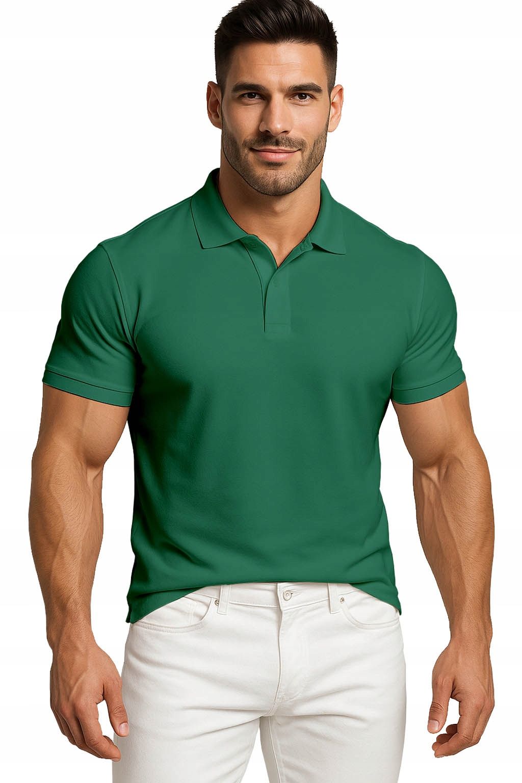  Men&#39;s polo shirts t-shirt elegant reinforcement cotton with collar m