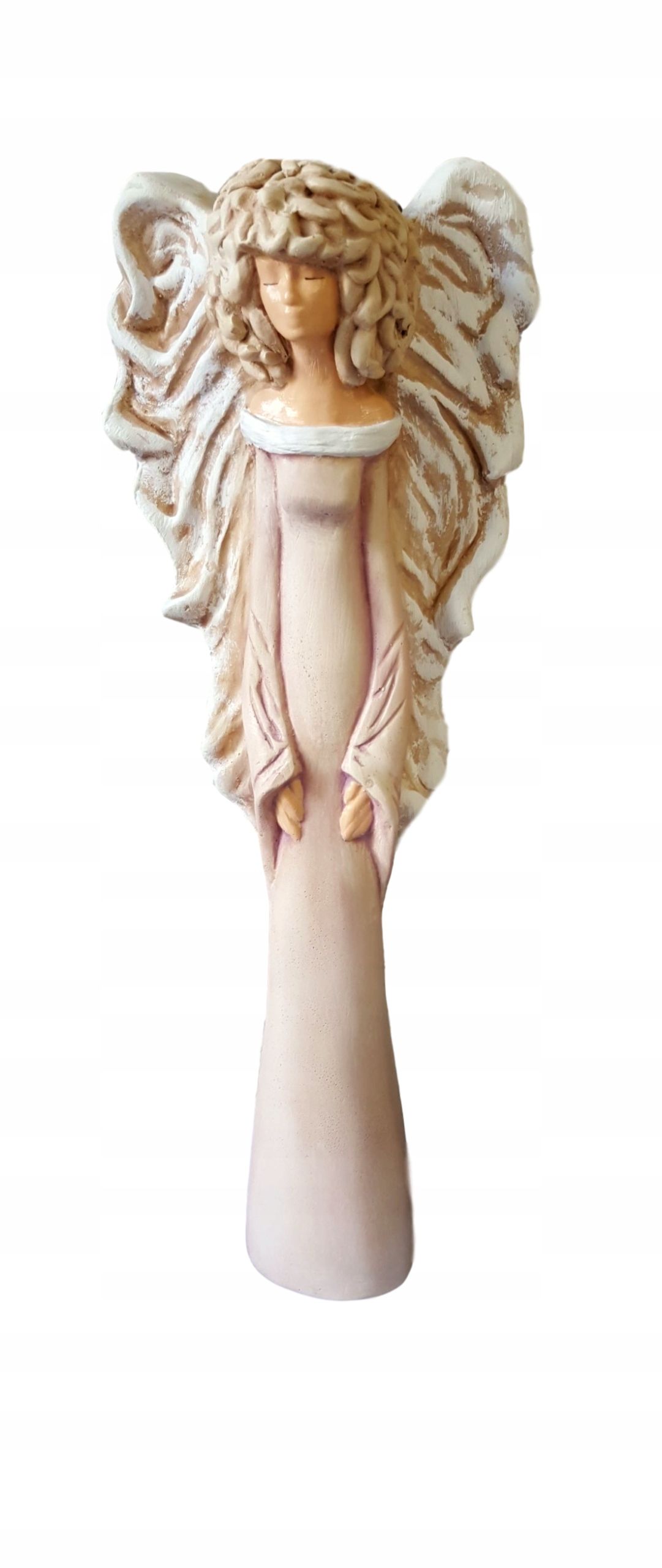  Angel angel amor plaster figurine candlestick 27cm