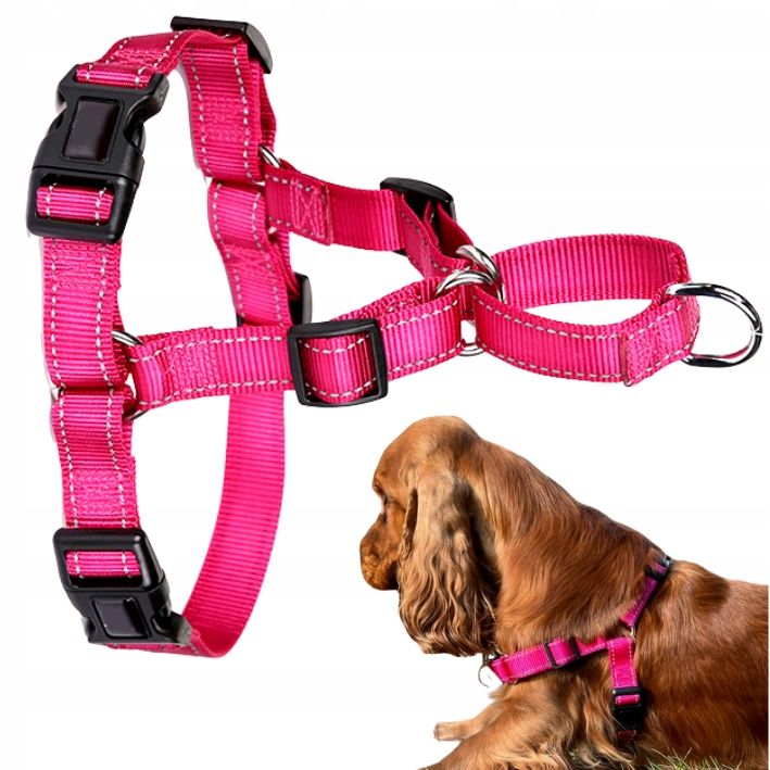  Verstellbare hosenträger milton für den hund l gray 55-78cm
