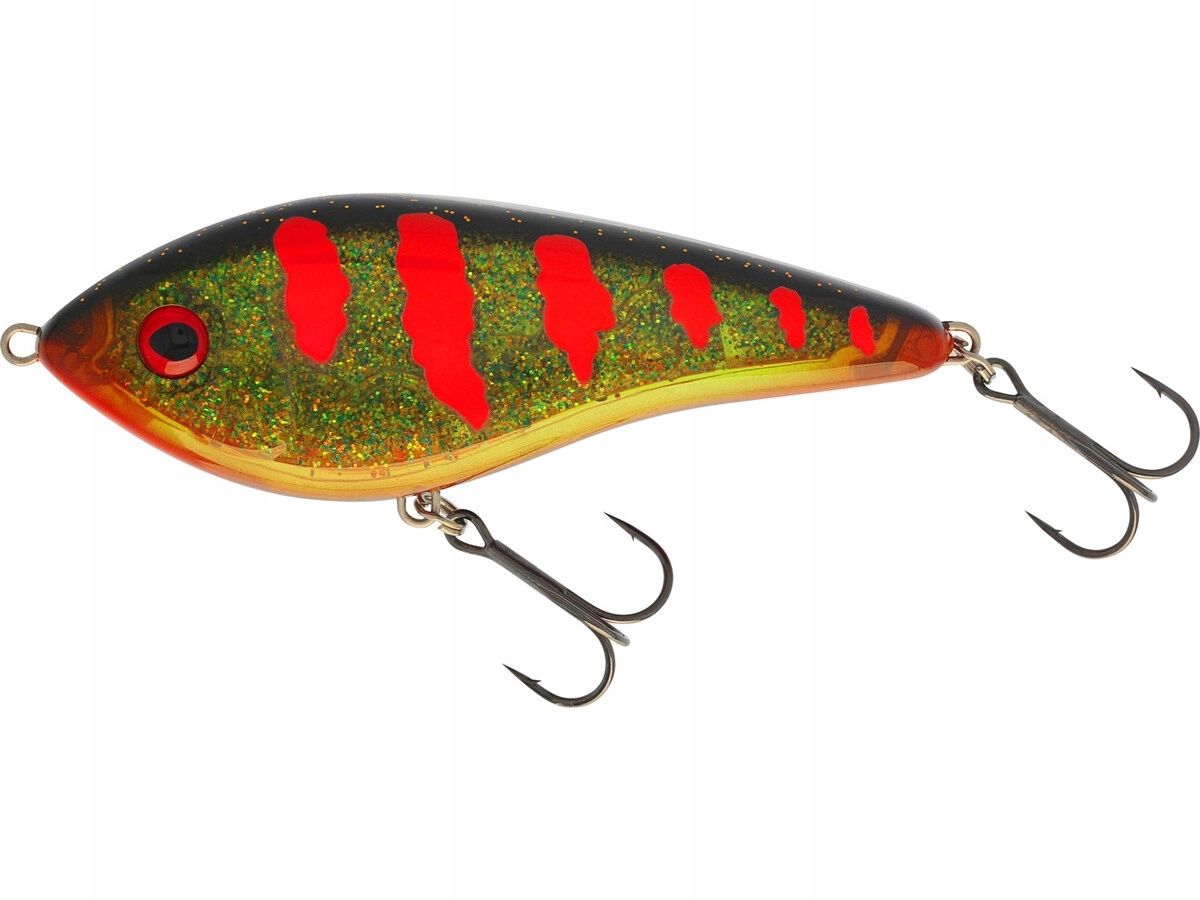  Vobleris westin swim jerk 10cm 34g - skęstantis - 3d rocky red