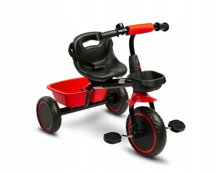  Detský bicykel toyz loco červený
