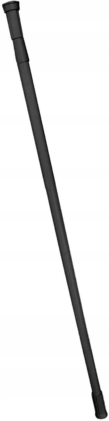  Black rod for shower curtain shower expandable telescope 70-120 cm