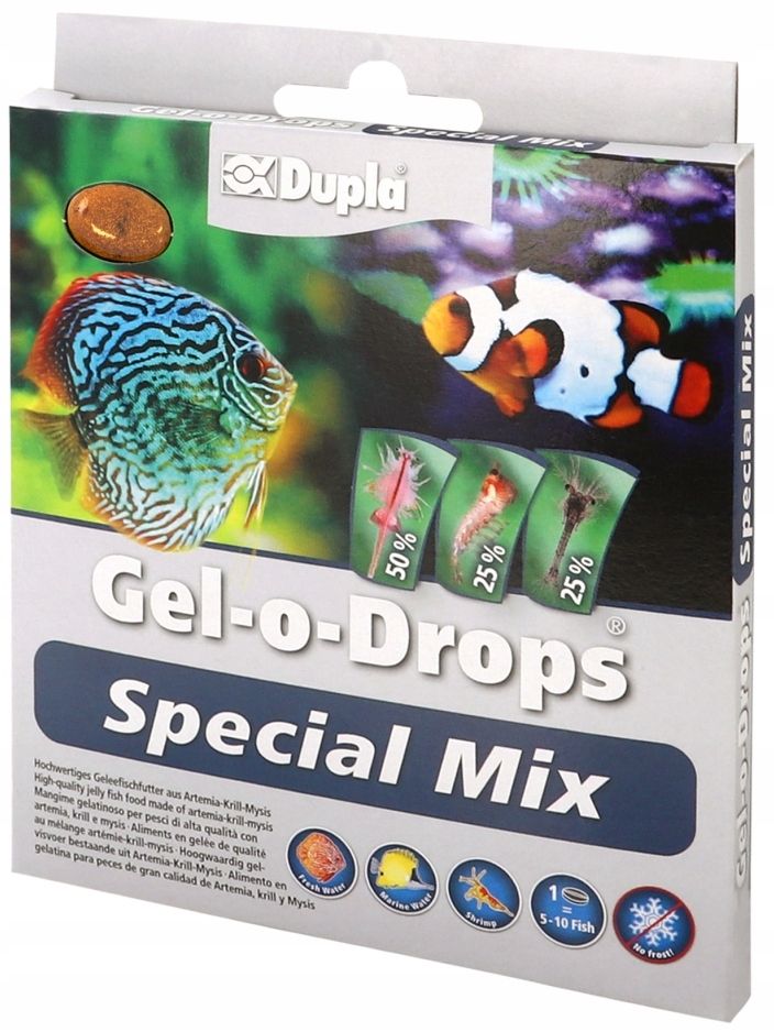  Dupla gel-o-drops artemia micro pārtika želejā zivīm 12 x 2g