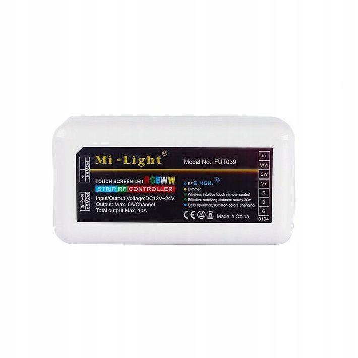  Waterproof controller miboxer fut038sp rgbw zone controller 2.4gh ip65