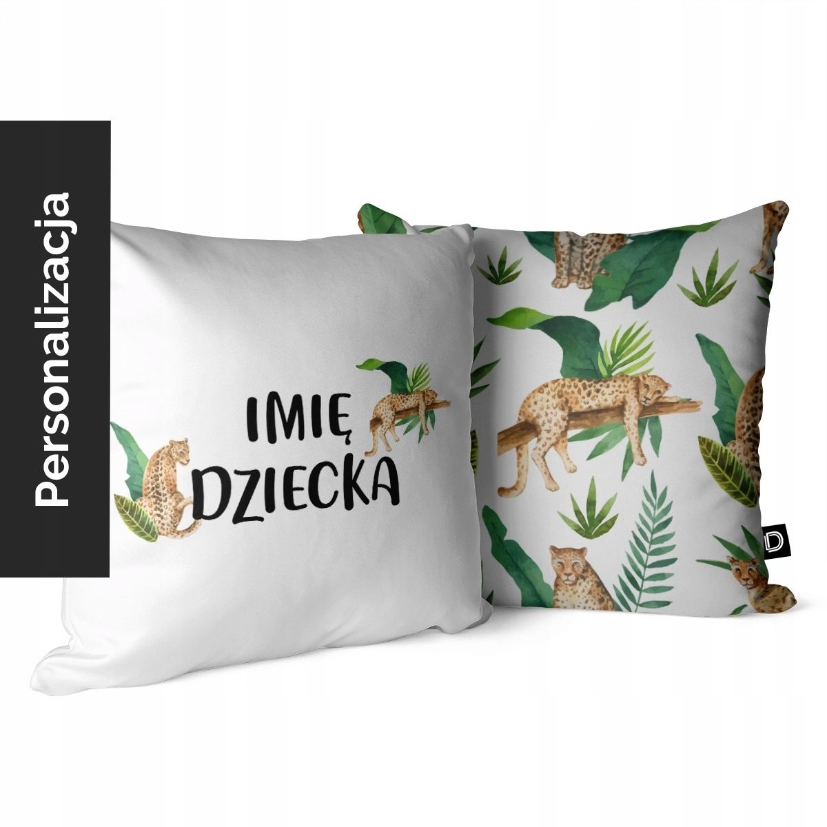 Polštář wild safari wzo d210 imie|liscie monstery