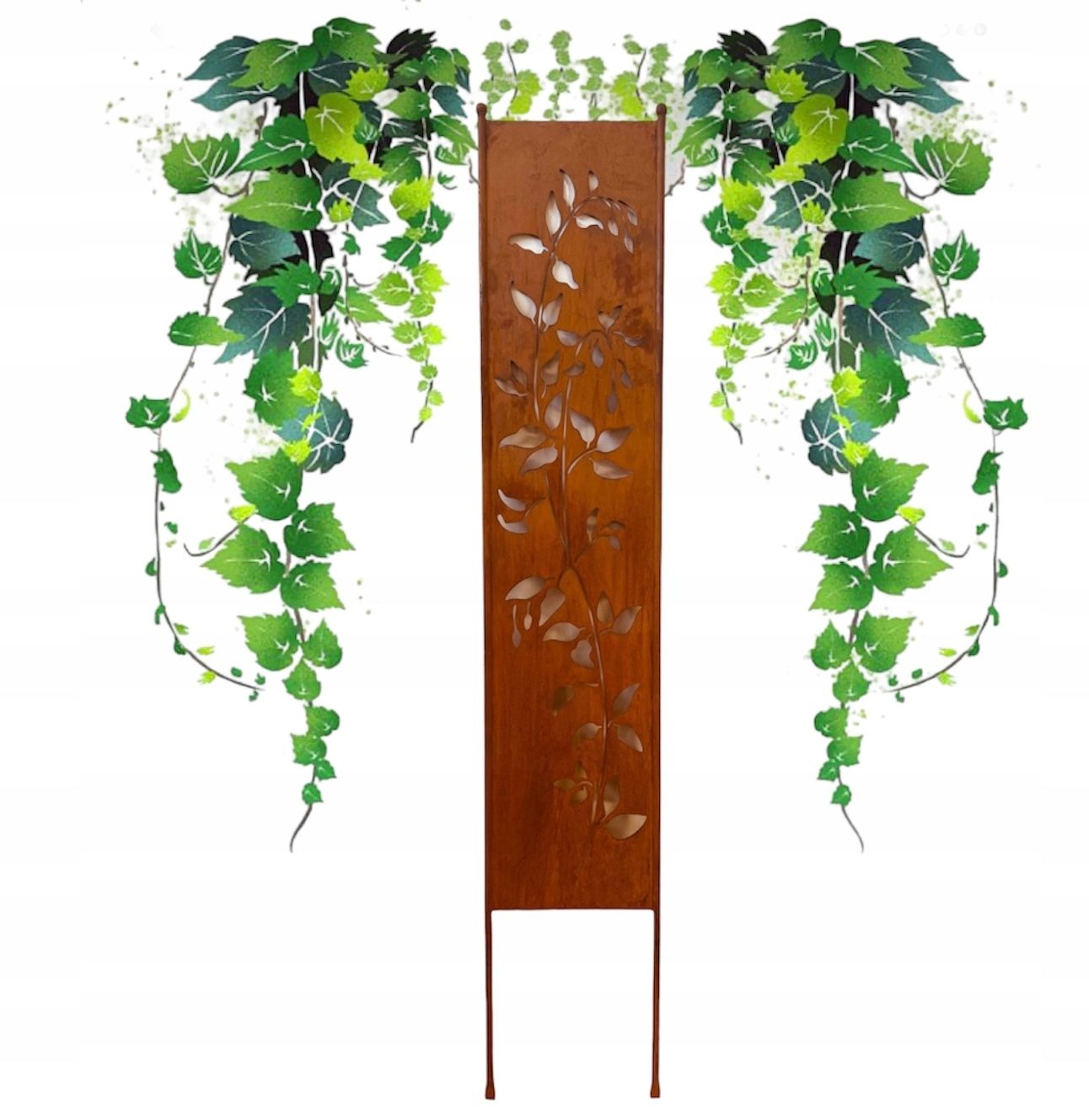  Podpora kov pro rostliny podporuje pergola obelisk žebřík 120 cm solidní