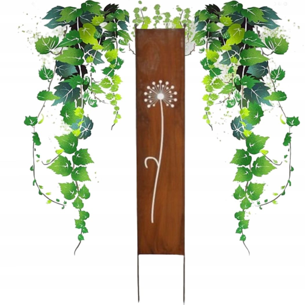  Podpora kov pro rostliny podporuje pergola obelisk žebřík 120 cm solidní