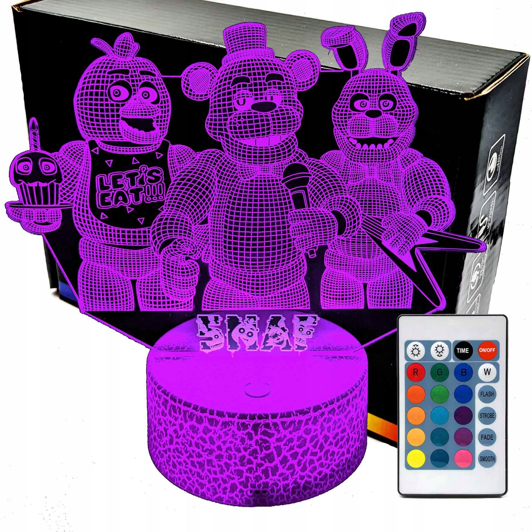  Noční světlo fortnite 3d lampy led