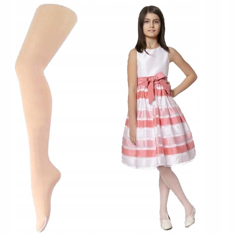  Tights for girls white example communion 152/158