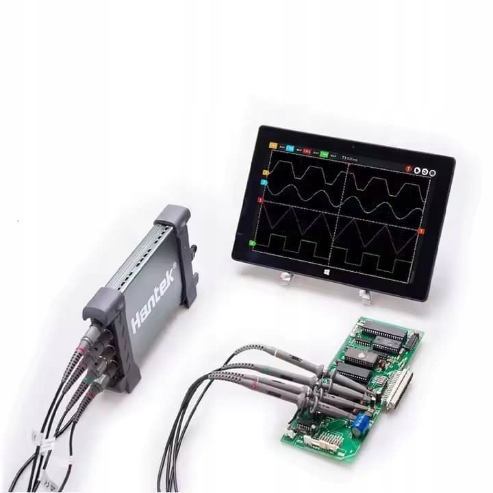  Hantek 6022bl portable oscilloscope digital usb 2-ch 20mhz 48msa/s + 16-ch