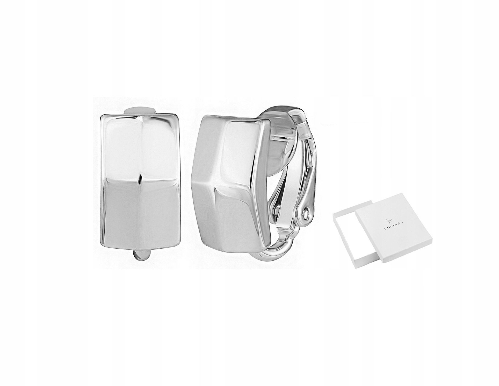  Clips silber colibra durchbrochen damen groß runden für die ohren elegant mode