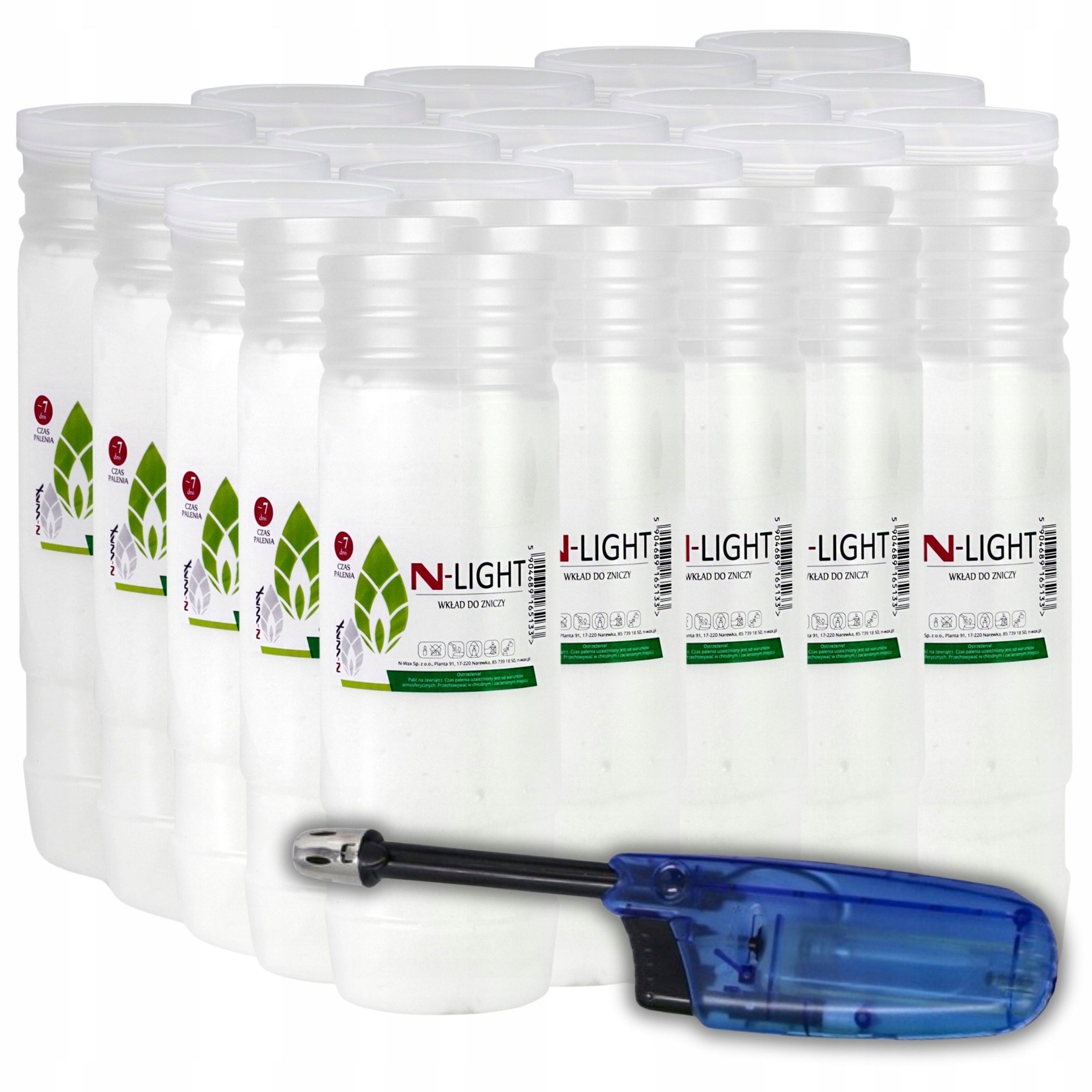  Grabkerzeneinsätze paraffin 5 tage 120h 24 pcs. grabkerzen beitrag + feuerzeug