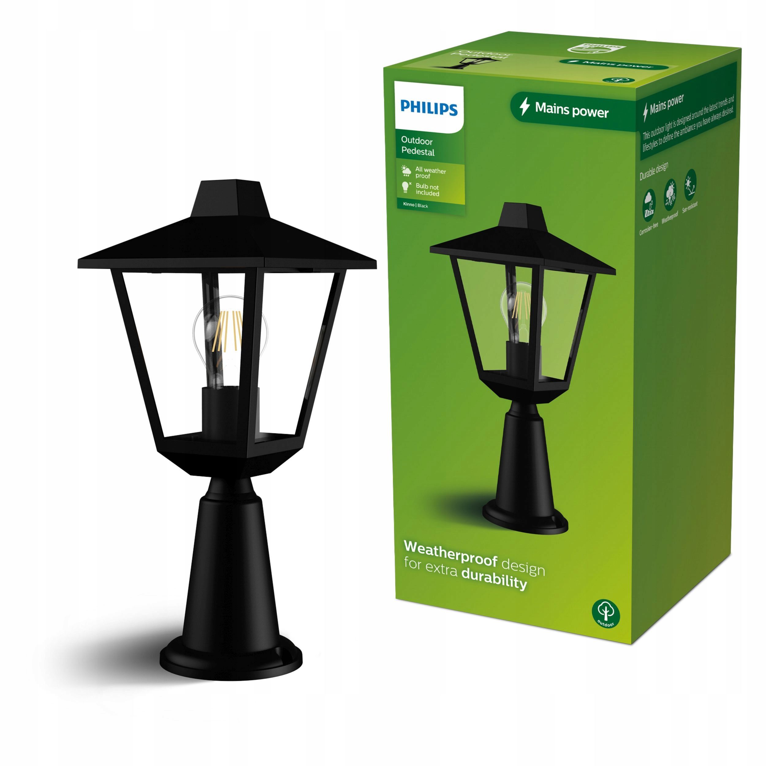  Sodo lempa išorinis stulpelis 96cm led 12w 1200lm 4000k ip44 philips