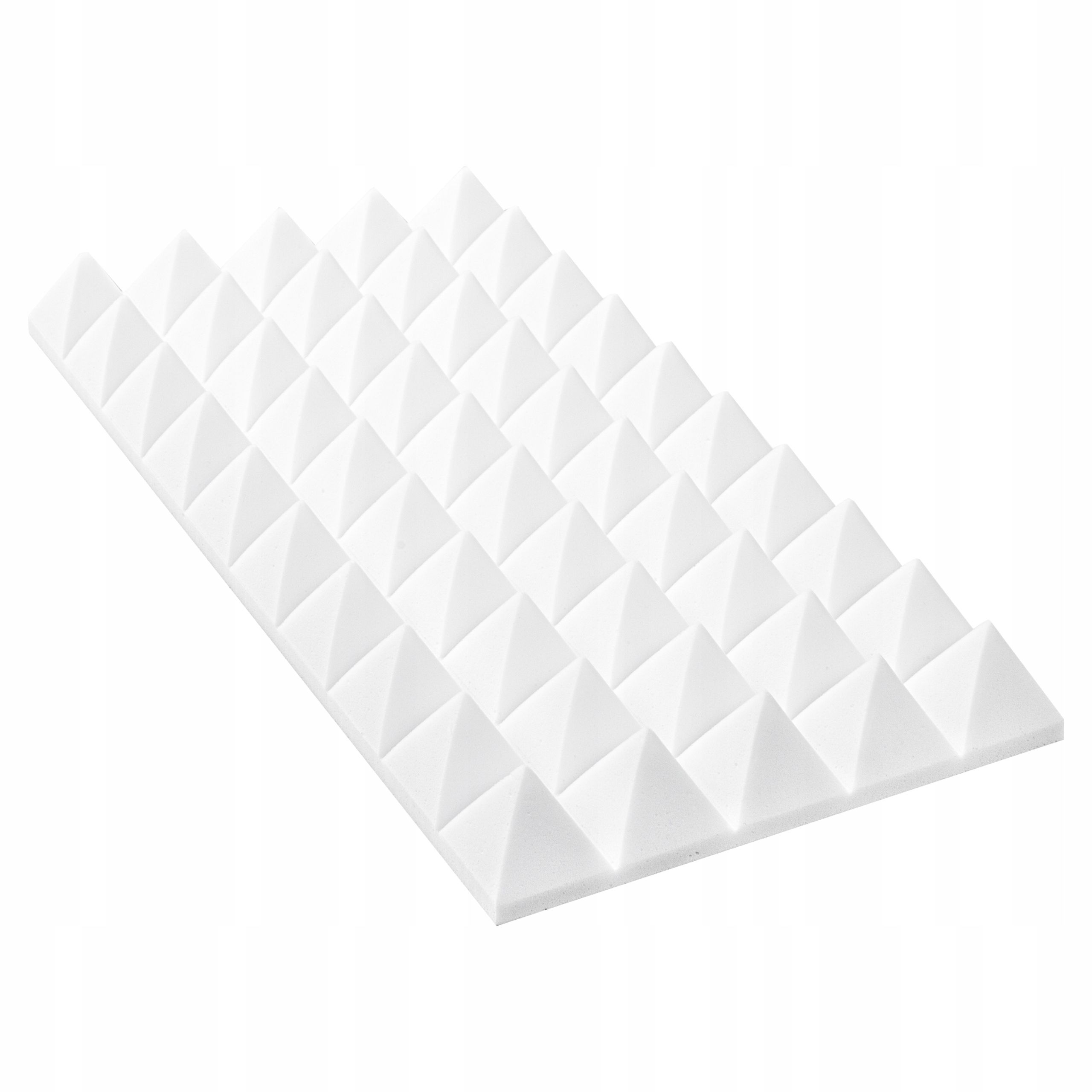  Sieninė plokštė kaseton lubinis puta piramidė baltas white 25 cm x 50 cm