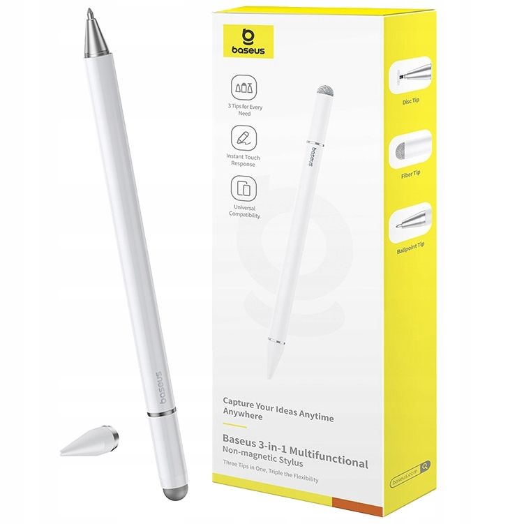  Baseusas tušinukas magnetinio pasyvus 3in1 mju pen universalus ekranams