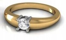  Lieliski gredzens ar izcili 0,44 ct -50% id