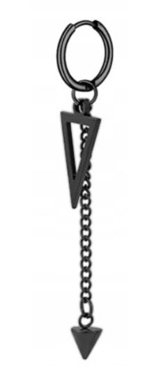 Kõrvarõngas kõrvas huggie rist rist mõõk teras punk gothic rock