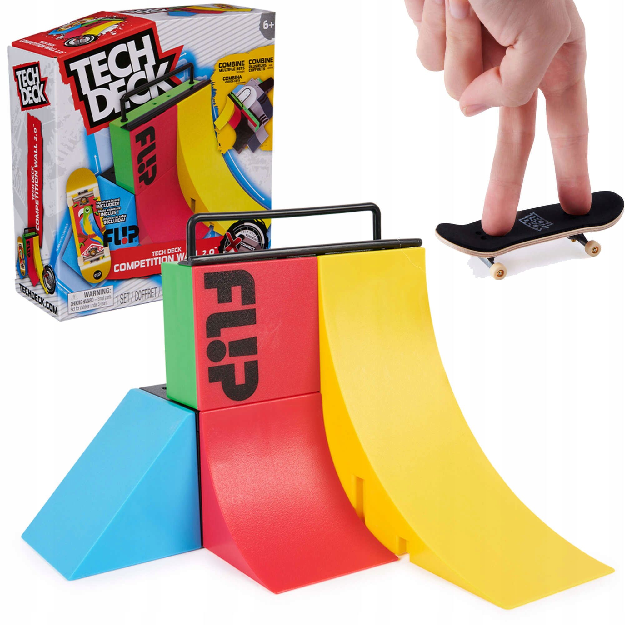  Fingerboard rampa speedway hop množina + skateboard real tech deck