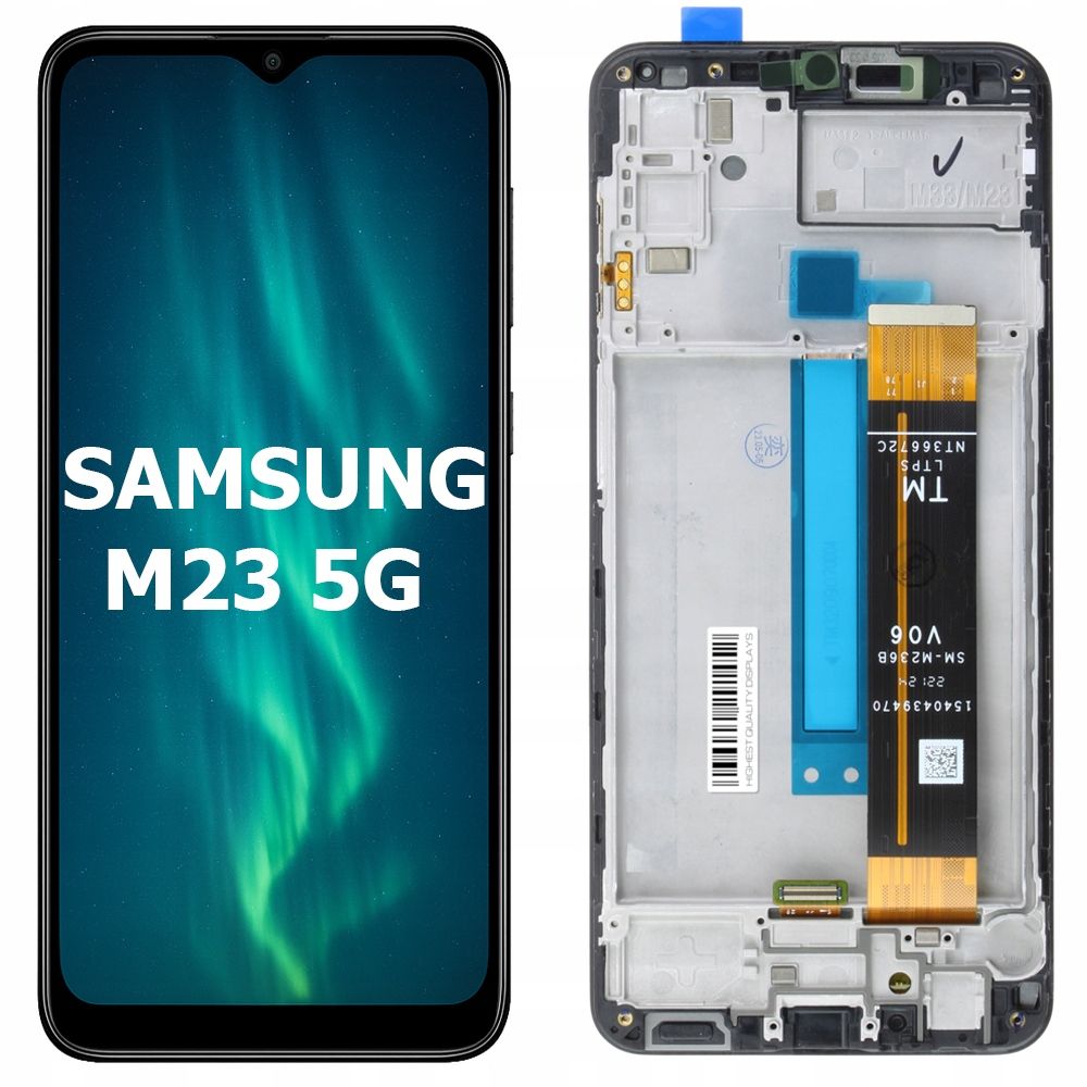  Ekranas lcd į "samsung" galaxy m23 5g / kokybė / instrkcja