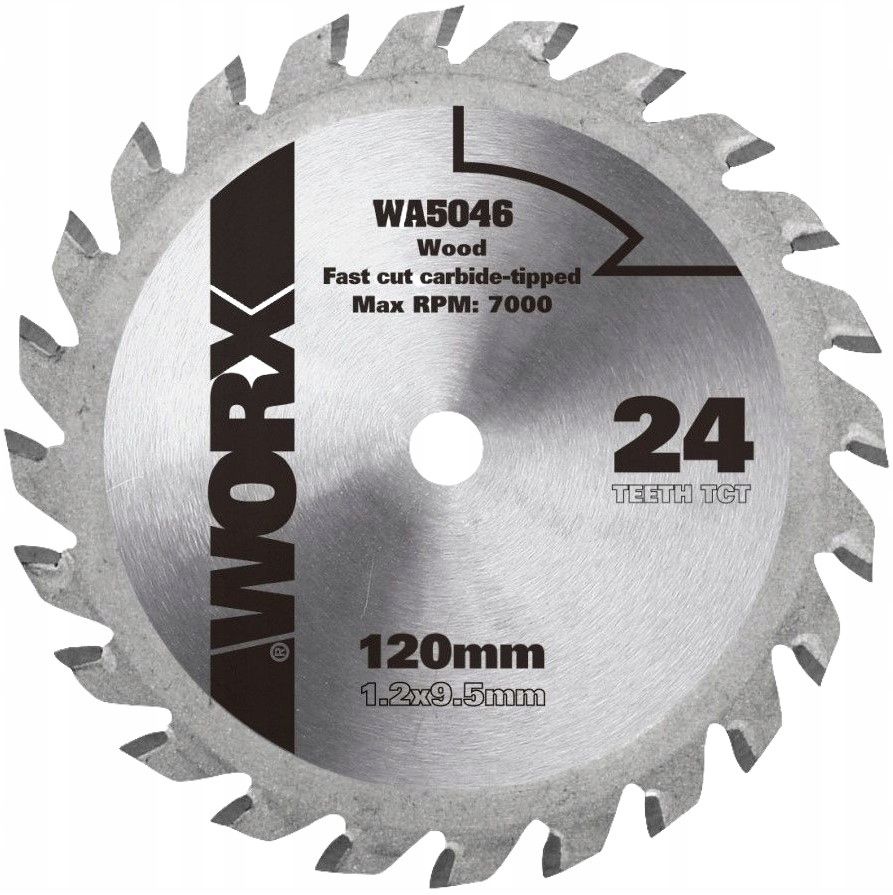  Cutting disc wood worx wa5046 120mm 24t
