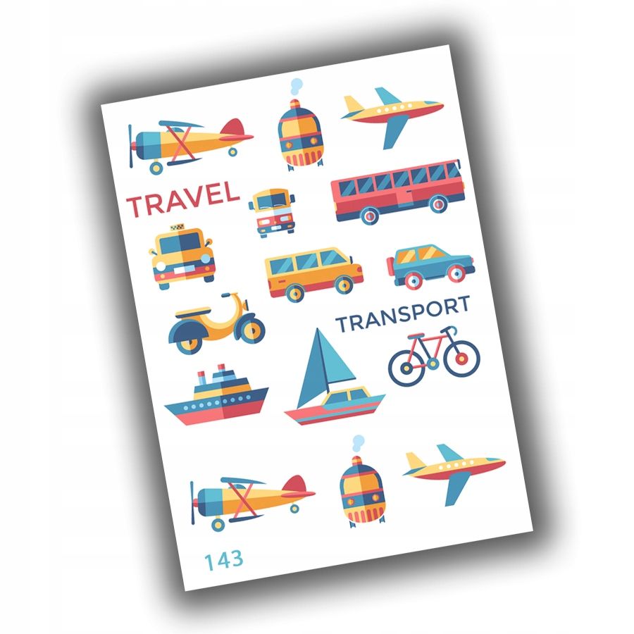  Nálepky pre deti ocenenie motivačný lietadlo transport 771