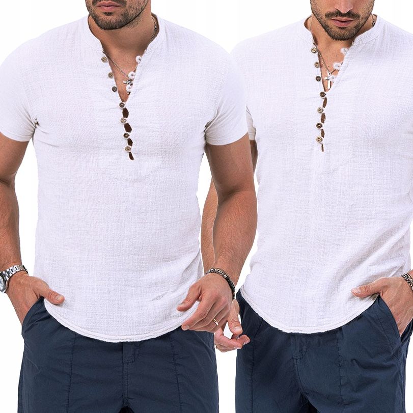  Mondomen pánská košile casual bavlna za dárek krátké rukávy slim bavlna velikost xxl