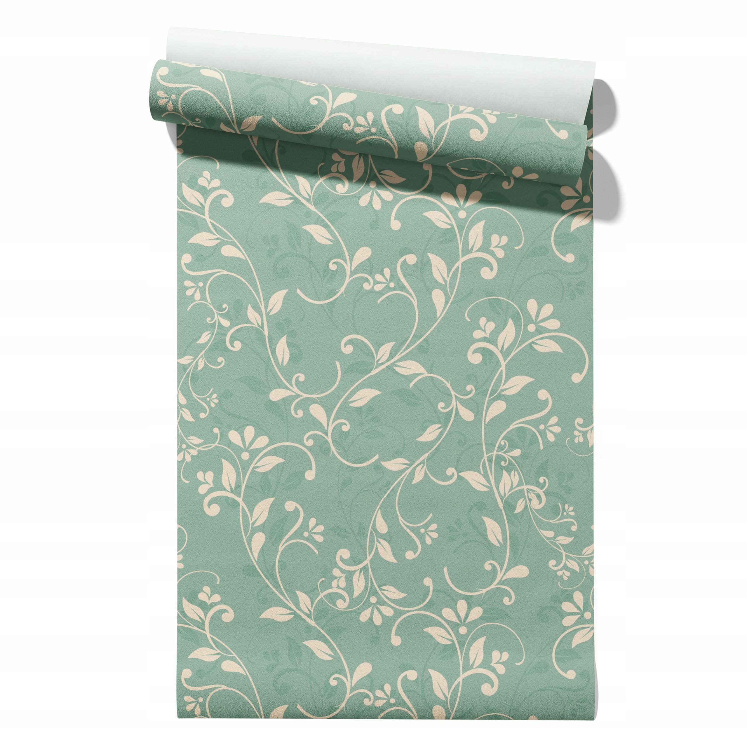  Wallpaper non-woven fabric pastel cherries wallpaper in a roll 50cm x 6,1mb