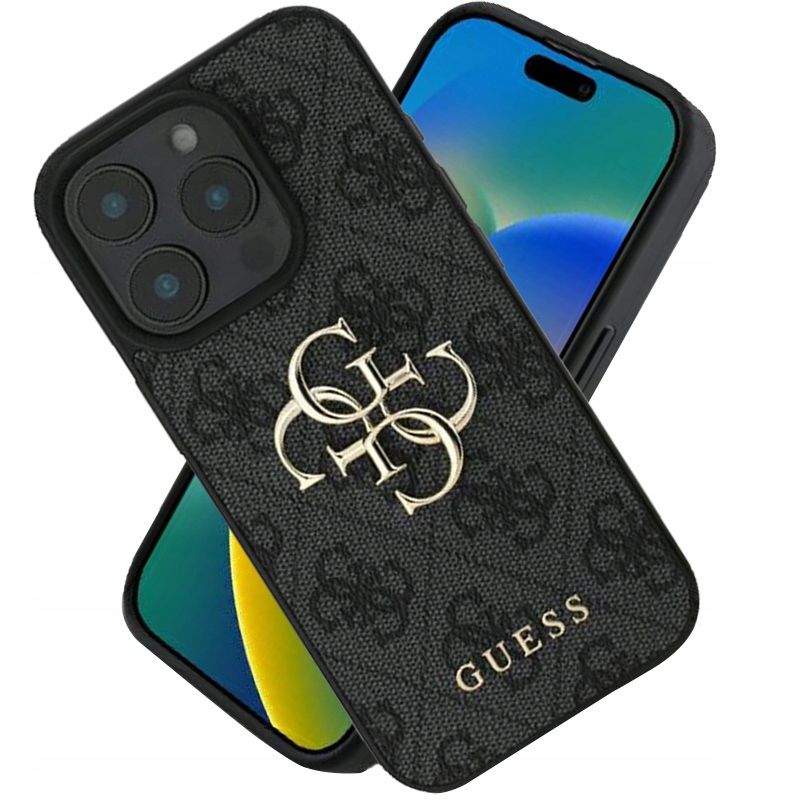  Elegantne telefoni ümbris guess sisse iphone 16 pro max, tahke kohtuasi case