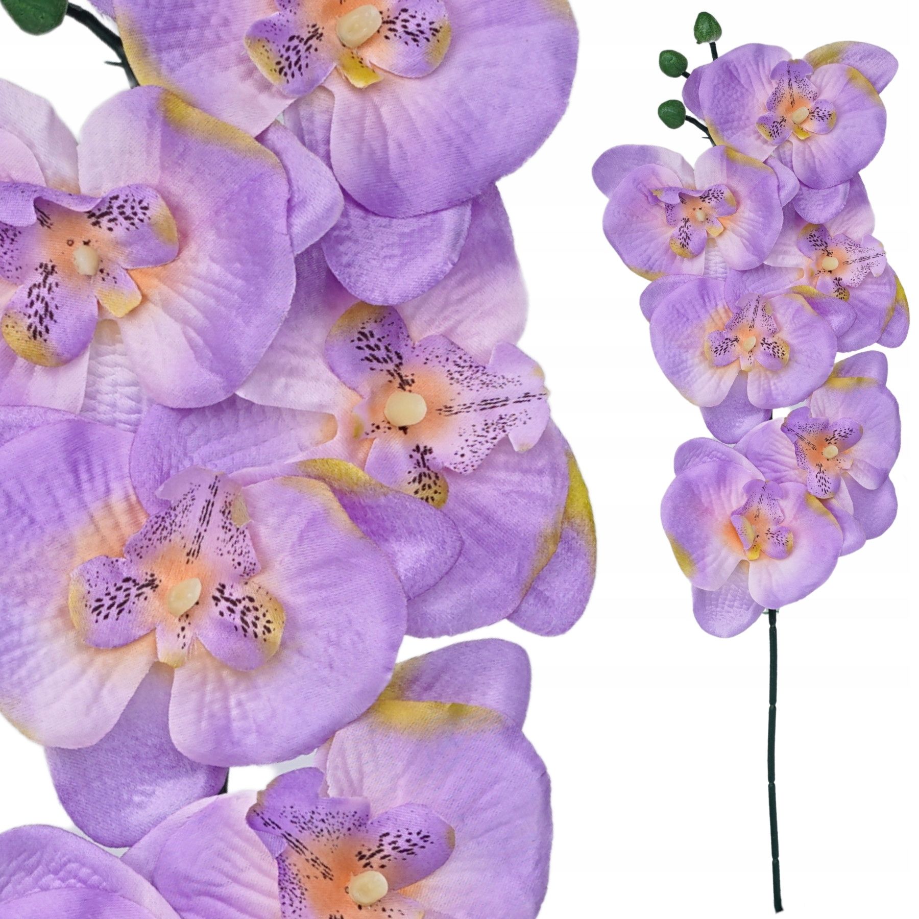  Dirbtiniai lelijos dirbtinės gėlės šakelė su liliami į vainikams puokščių 50cm