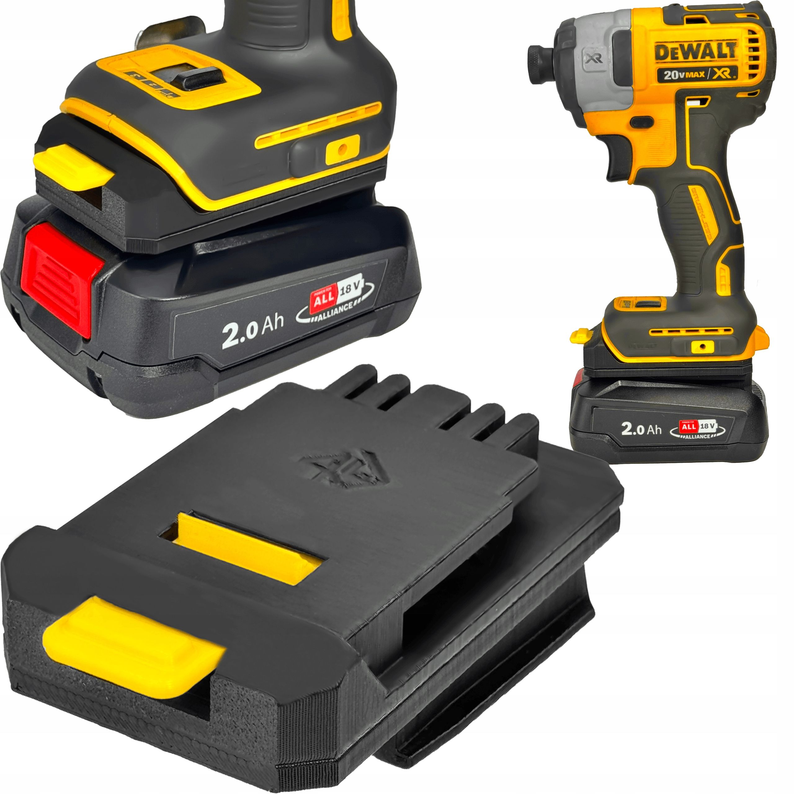  Adapter with tools dewalt 18v for the mixer bosch pba 18v