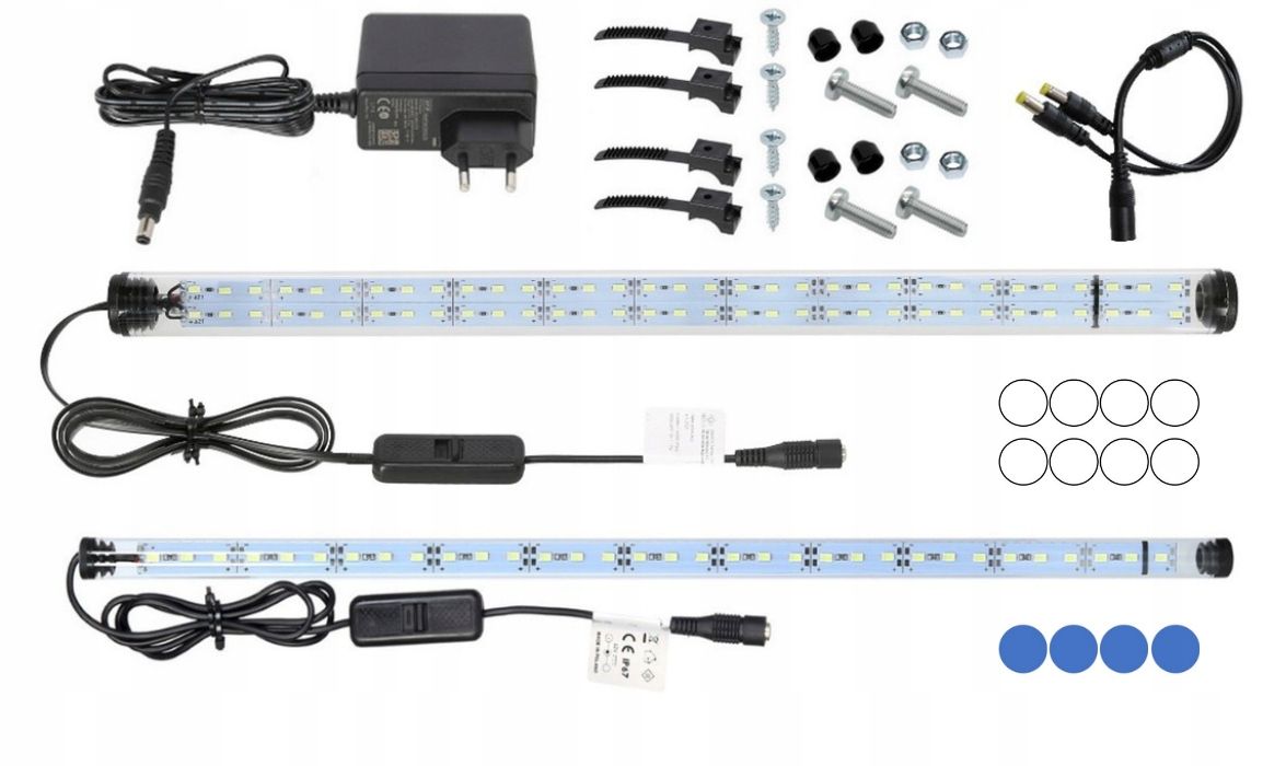  Led zářivka plant rostliny 30cm akvárium grow 1:1