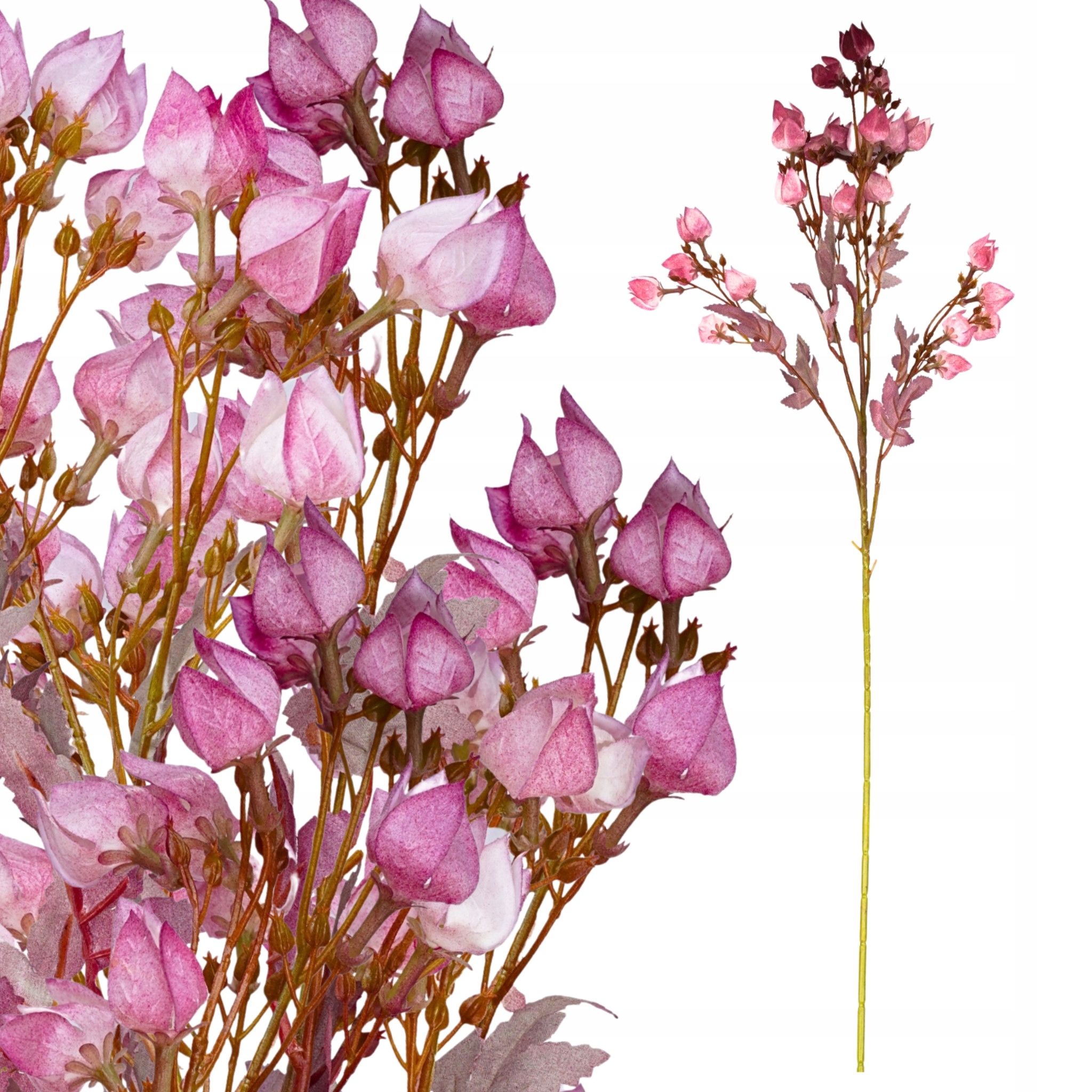  Dirbtinės gėlės gipsowka šakelė 32cm tanki violetinė priedas puokštėms