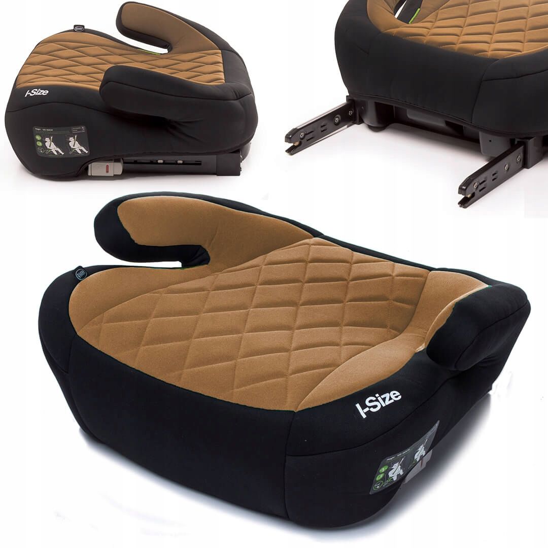  4baby hi-fix isofix 125-150cm autosedačka-posilovač 15-36 kg black