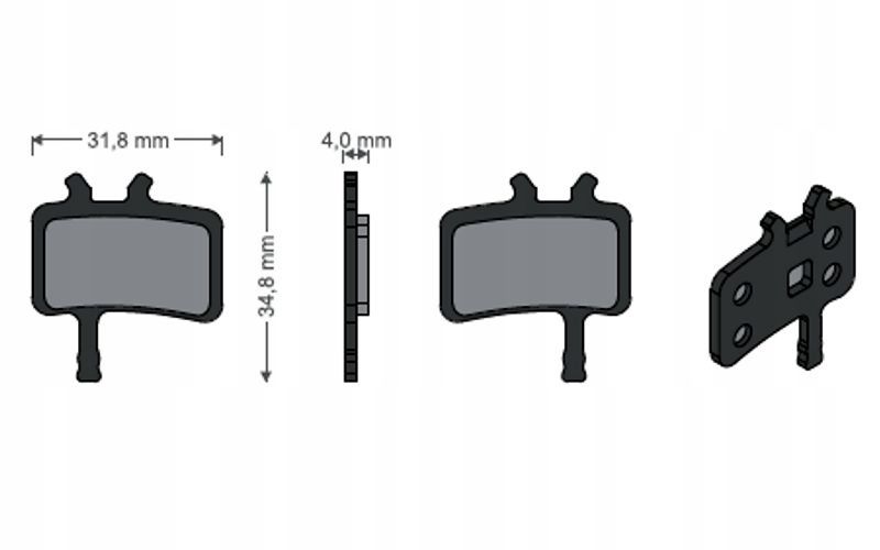  Antdėklai stabdžių kaladėlės diskų pusiau metalinės į shimano pakaitalai k03s k05s
